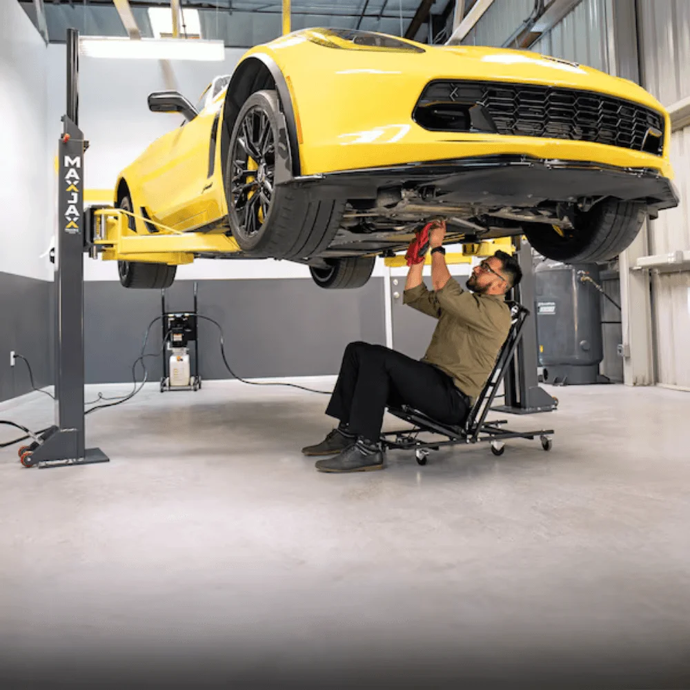 110V Portable Two-Post Garage Lift thumbnail 3
