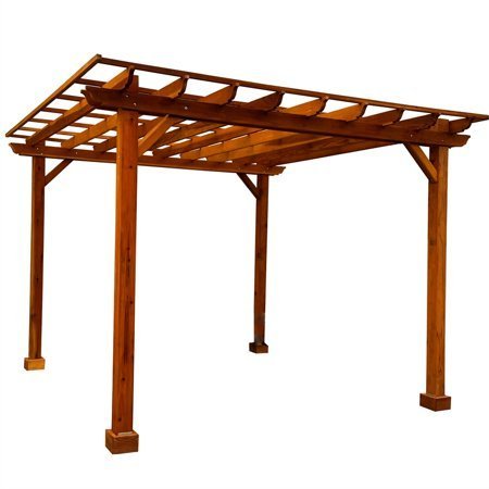 16 Ft. X 16 Ft. Pacific Douglas Fir Wood Traditional Pergola thumbnail 2