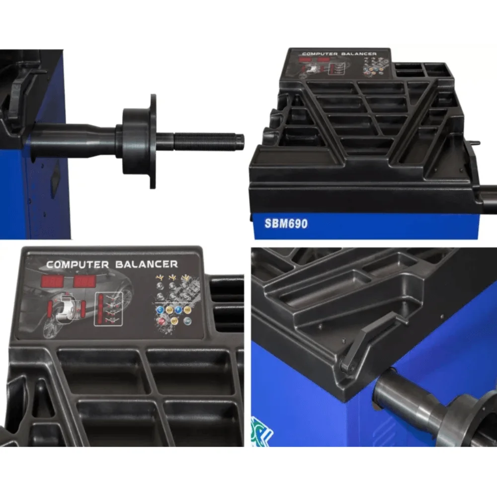 2.0 HP Tire Changer And Wheel Balancer Machine Combo 580 & 690 thumbnail 4