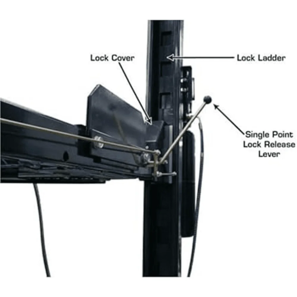 8000 LB Extra Tall Hobbyist 4-Post Lift – Atlas APEX8-EXT thumbnail 6