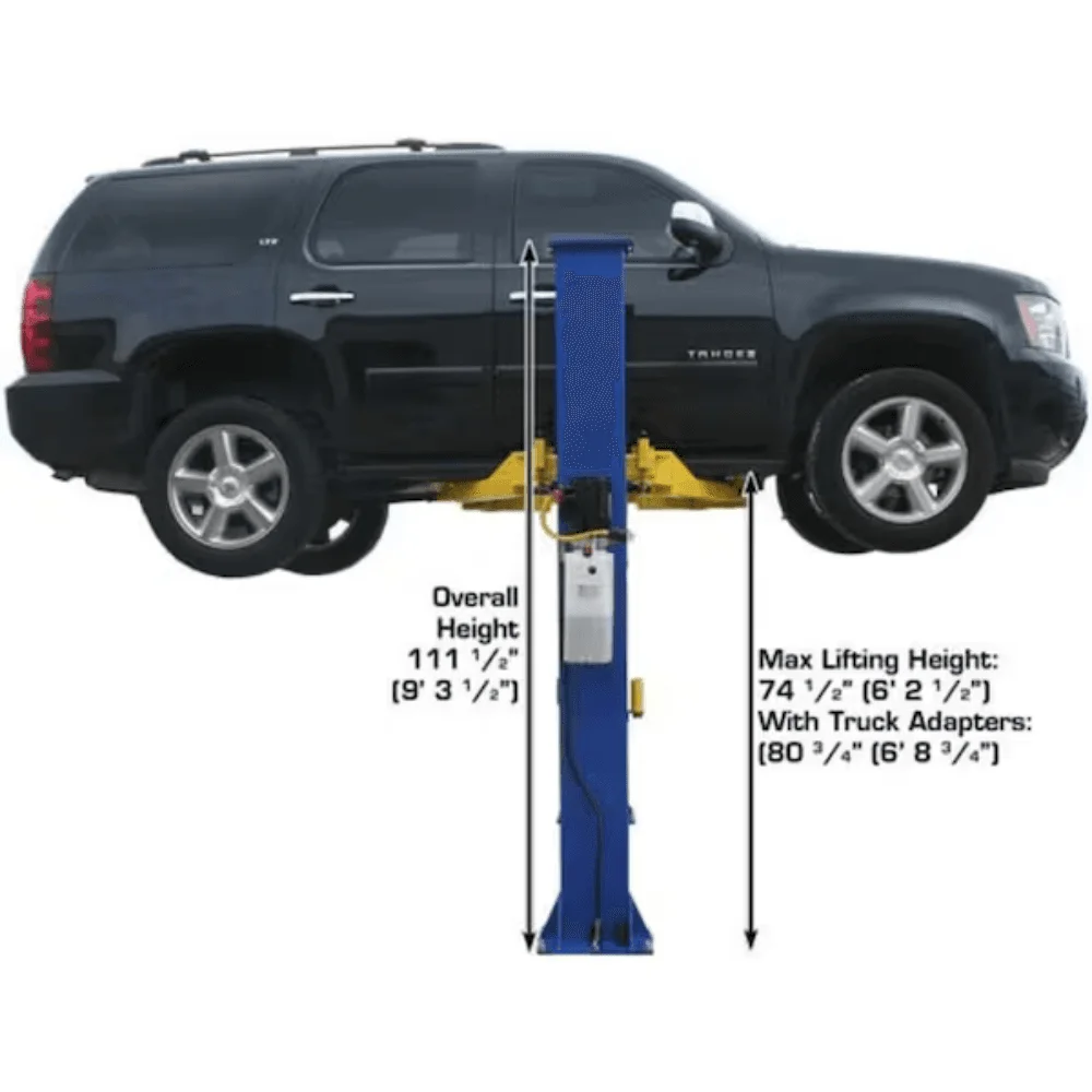 9000 LB Baseplate 2-Post Lift – Atlas 9KBPX thumbnail 5