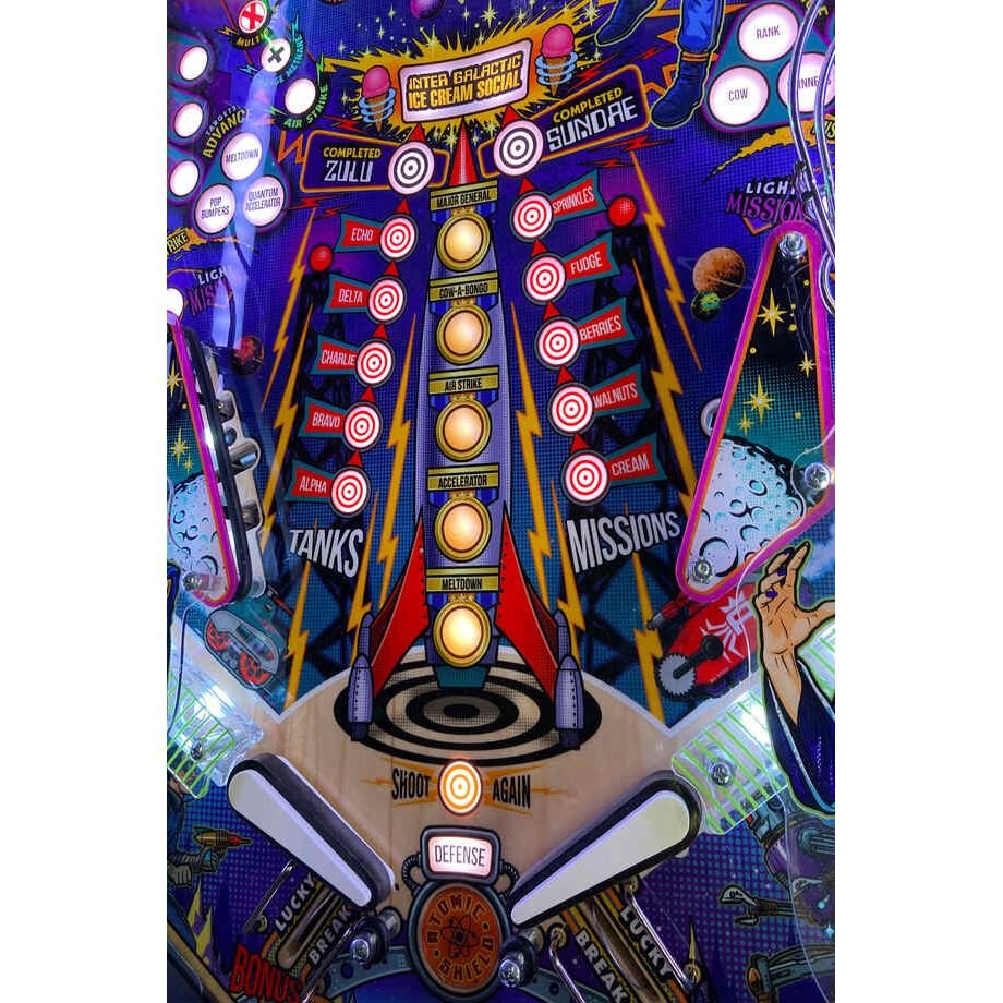 American Pinball Galactic Tank Force Deluxe Pinball Machine thumbnail 4