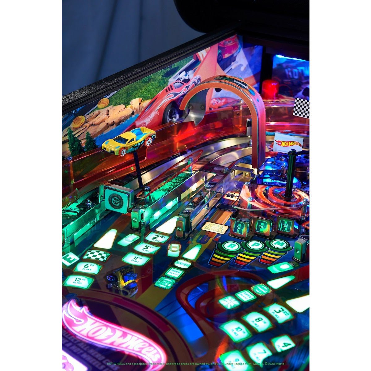 American Pinball Hot Wheels Classic Pinball Machine thumbnail 3