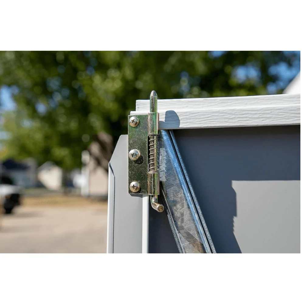 Arrow 4 ft. x 7 ft. Yardsaver Galvanized Steel Storage Shed thumbnail 4