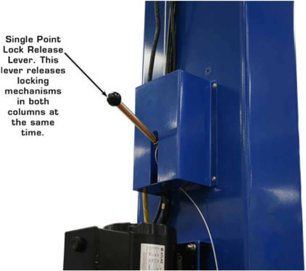 Atlas Automotive Equipment PV12PX Commercial Grade Overhead 2-Post Lift 12,000 lb. Capacity thumbnail 2