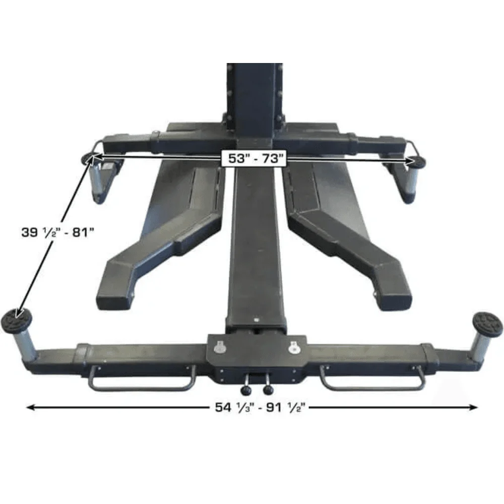 Atlas Single-Post Lift 6000 Lb – Capacity Portable – ATEXH-PSP-6000-FPD thumbnail 6