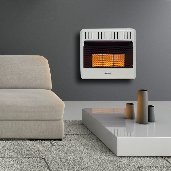 Avenger Reconditioned Dual Fuel Ventless Infrared Gas Space Heater – 30,000 BTU, T-Stat Control – Model# FDT3IRA-R thumbnail 4