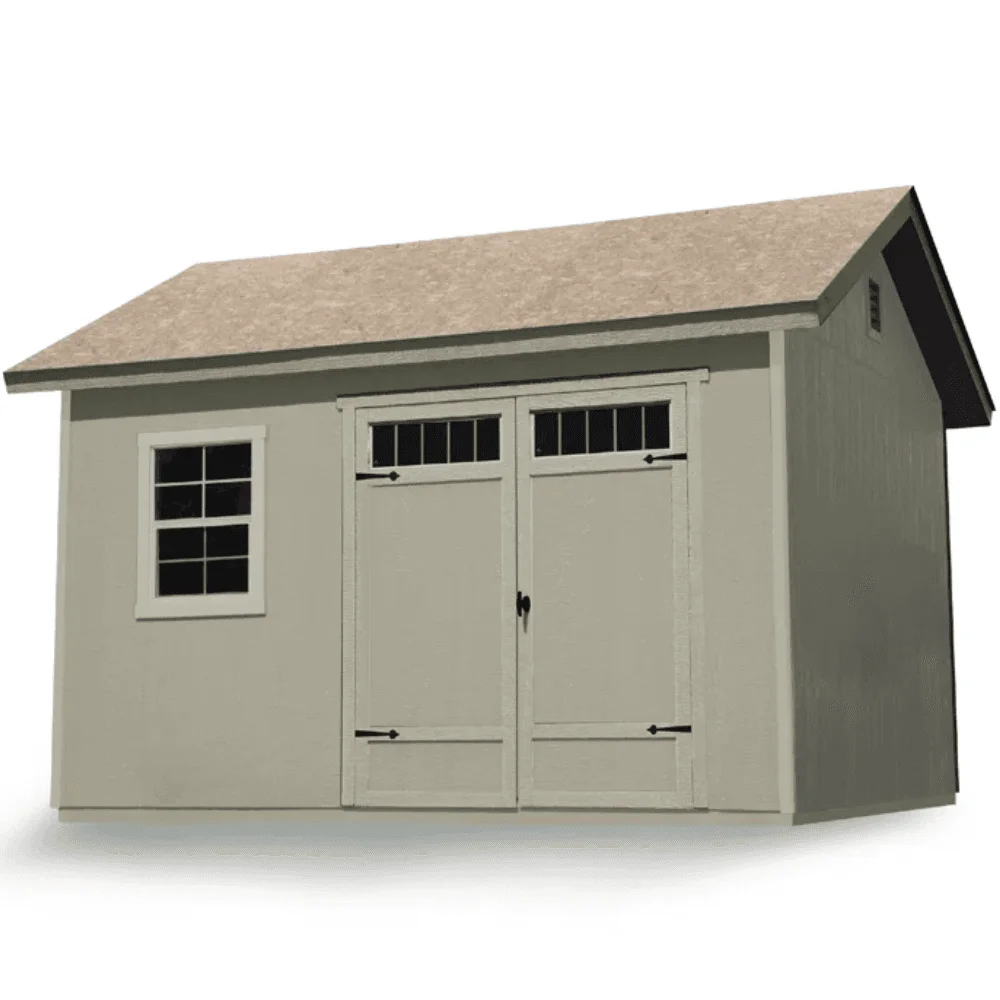Beachwood 10 ft. x 12 ft. Outdoor Wood Shed