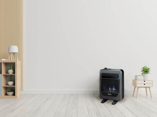 Bluegrass Living Propane Gas Vent Free Blue Flame Gas Space Heater With Base Feet – 10,000 BTU, T-Stat Control – Model# B10TPB-B thumbnail 5