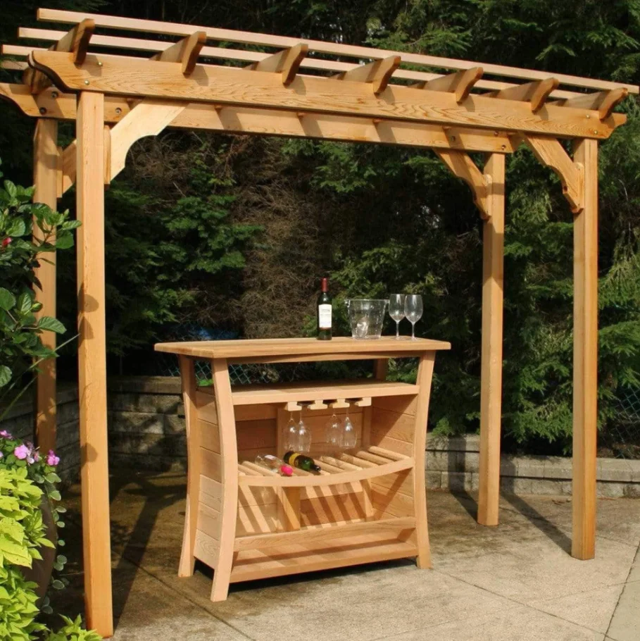 Creekvine Designs Red Cedar Monterrey Pergola thumbnail 3