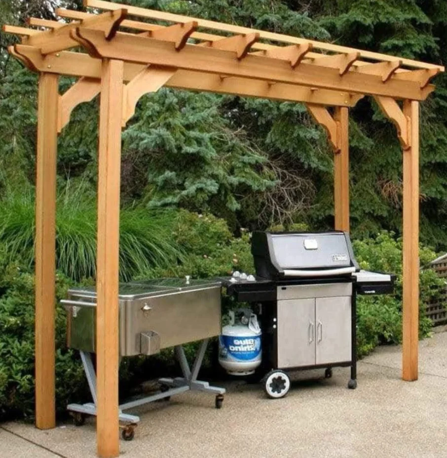 Creekvine Designs Red Cedar Monterrey Pergola thumbnail 4