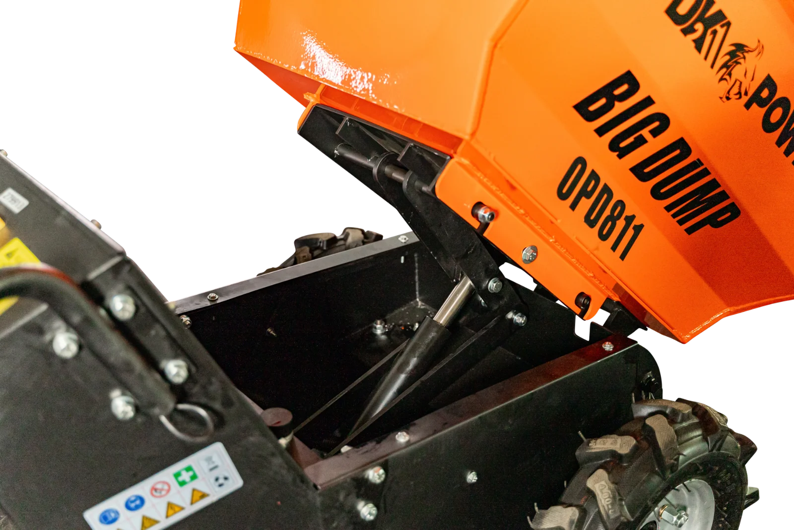 Detail K2 Big Dump 1100 Pound Electric Power Dump Cart thumbnail 4