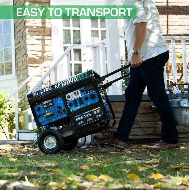 DuroMax XP13000HXT 13,000-Watt Electric Start Tri-Fuel Portable Generator with CO Alert thumbnail 3