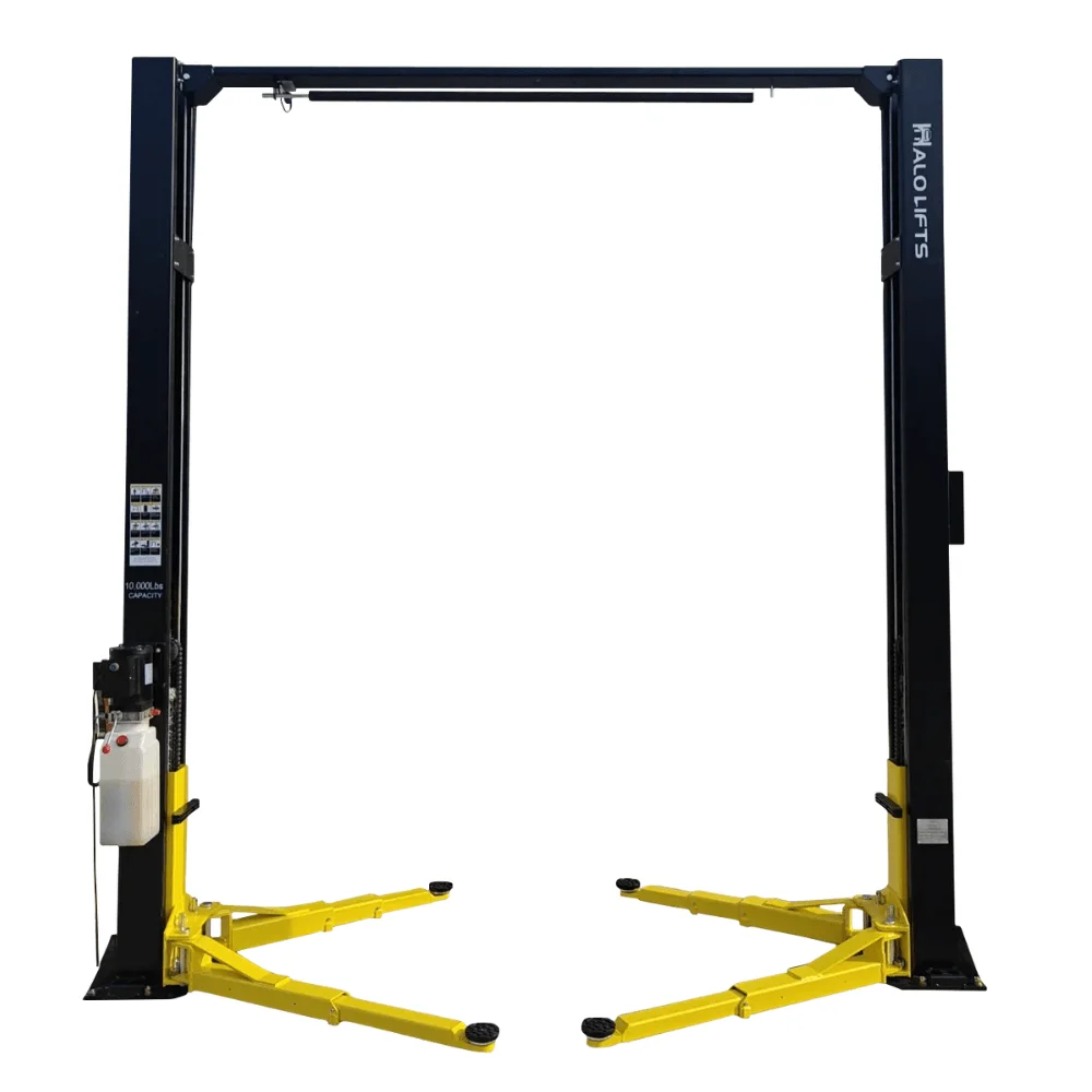 HALO LIFTS Clear Floor 2 Post Car Lift – 14,000 LB Capacity