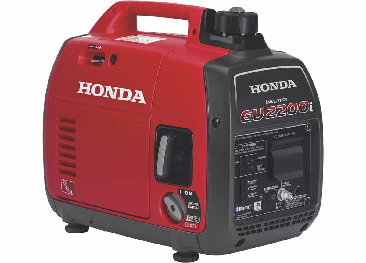 Honda EU2200i 2200-Watt Super Quiet Portable Inverter Generator with CO-MINDER
