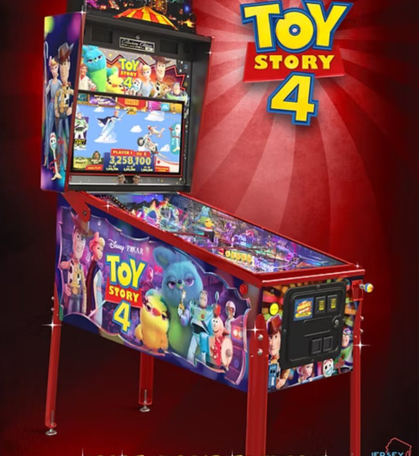 JJP Toy Story 4 Collector’s Edition Pinball Machine thumbnail 2