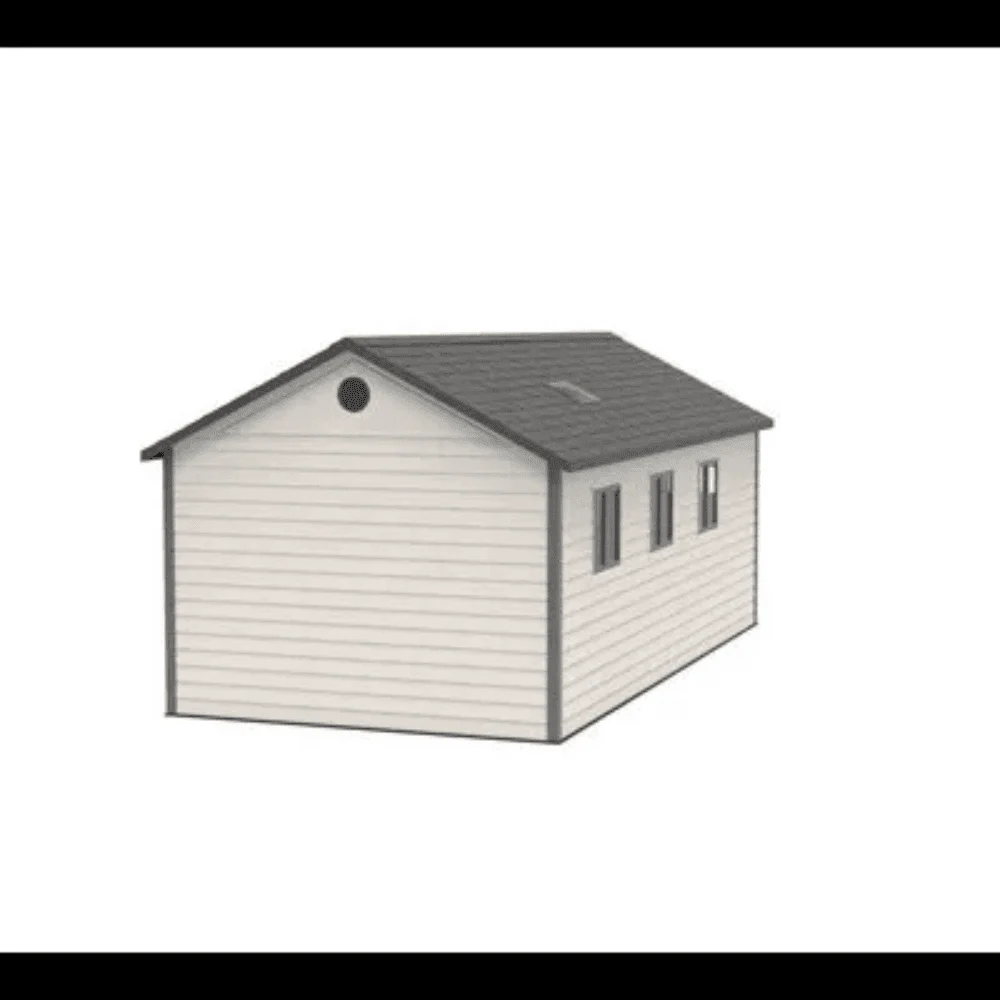 Lifetime 11×21 Storage Garage Kit W/ 9 Ft Wide Doors (60237) thumbnail 3