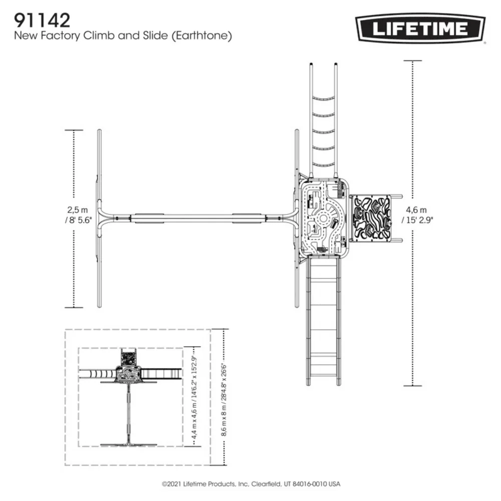 Lifetime Climb & Slide Playset – Ultimate Backyard Fun for Kids thumbnail 5
