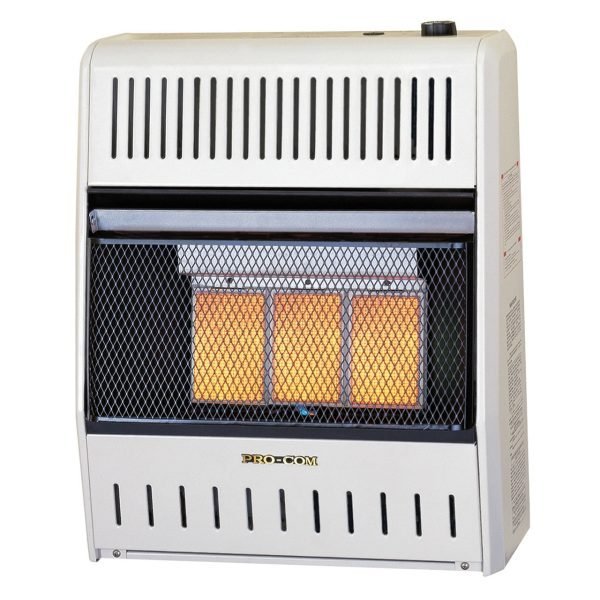 ProCom Reconditioned Dual Fuel Ventless Infrared Heater – 20,000 BTU, T-Stat Control – Model# MNSD3TPA-R thumbnail 2