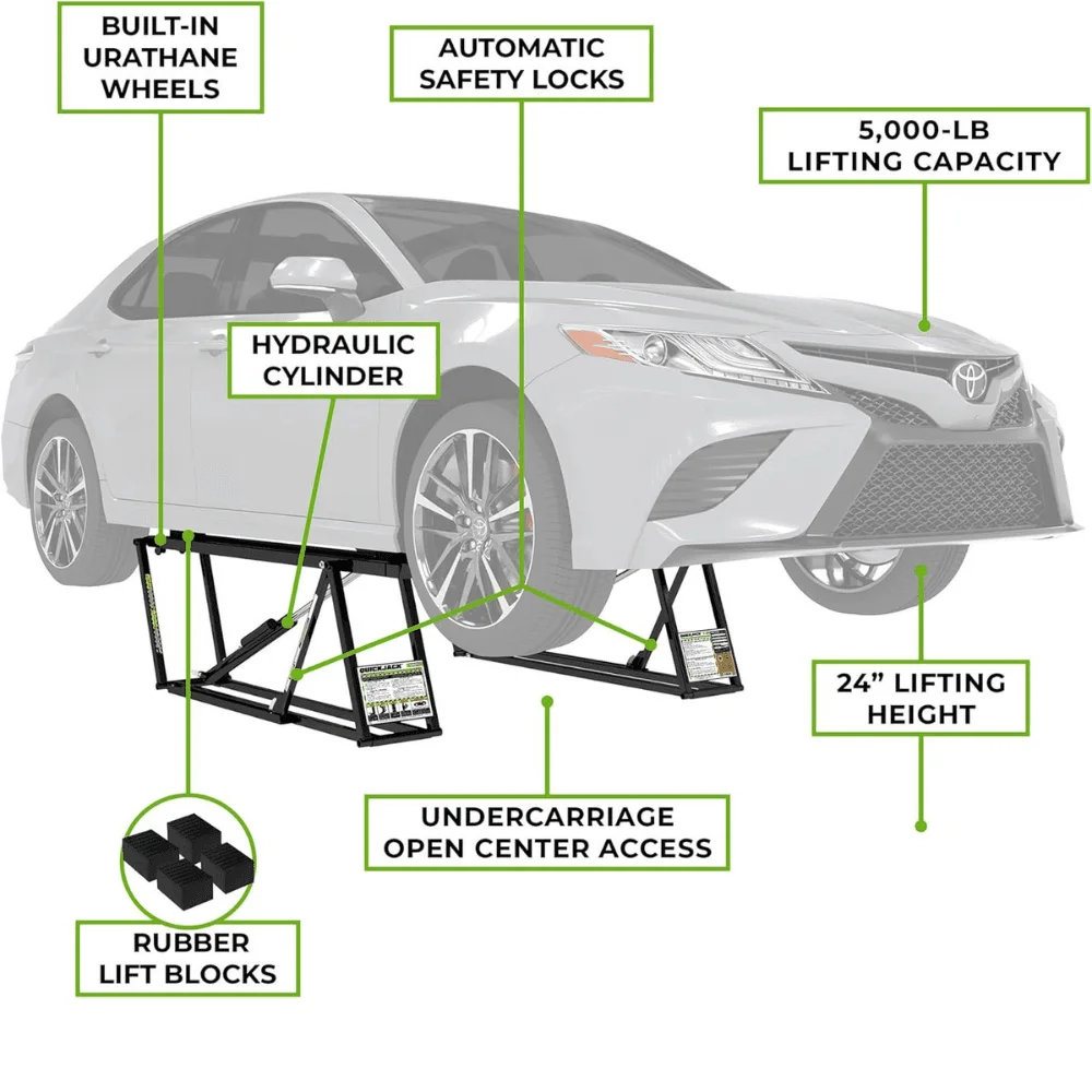 QuickJack 5000TL Portable Lift Package Deal – 5,000 LBS Capacity thumbnail 3