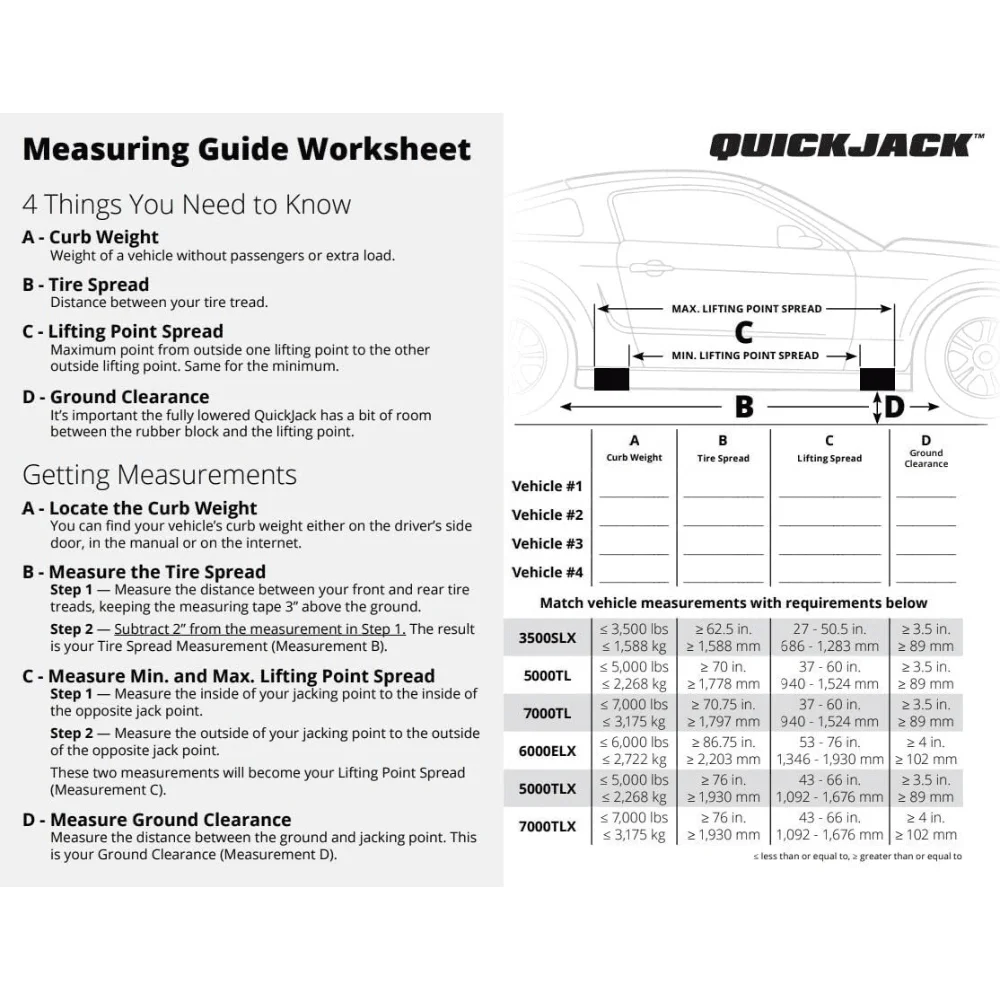 QuickJack 5000TLX – Extended-Length Portable Lift (5,000 lbs Capacity) thumbnail 6