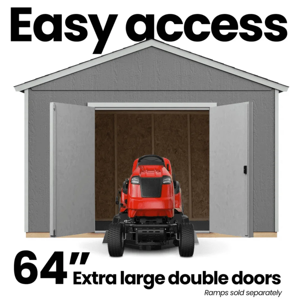 Rookwood 10 ft. W x 12 ft. D Wood Storage Shed With Floor thumbnail 5
