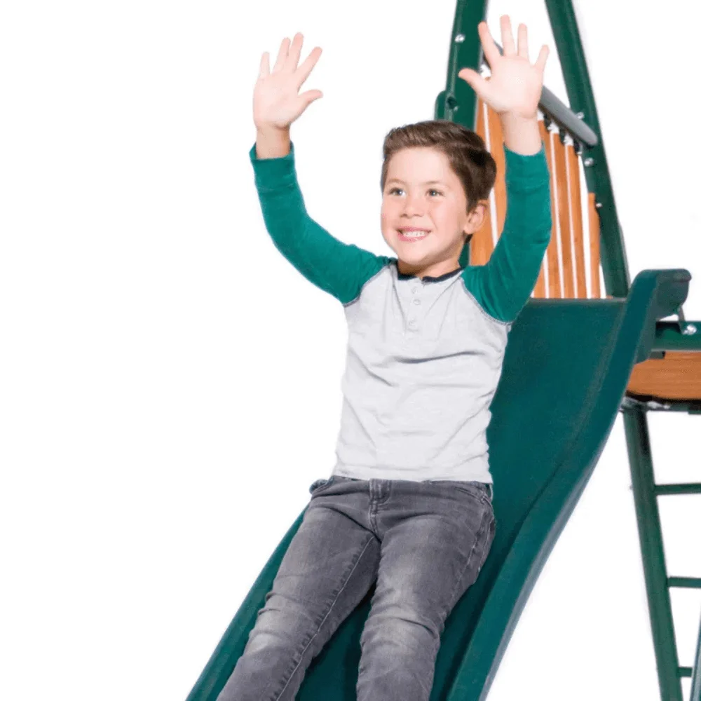 Sportspower Alta Oaks 10′ Heavy Duty Swing Set with Lifetime Warranty on 6′ Double Wall Slide thumbnail 5