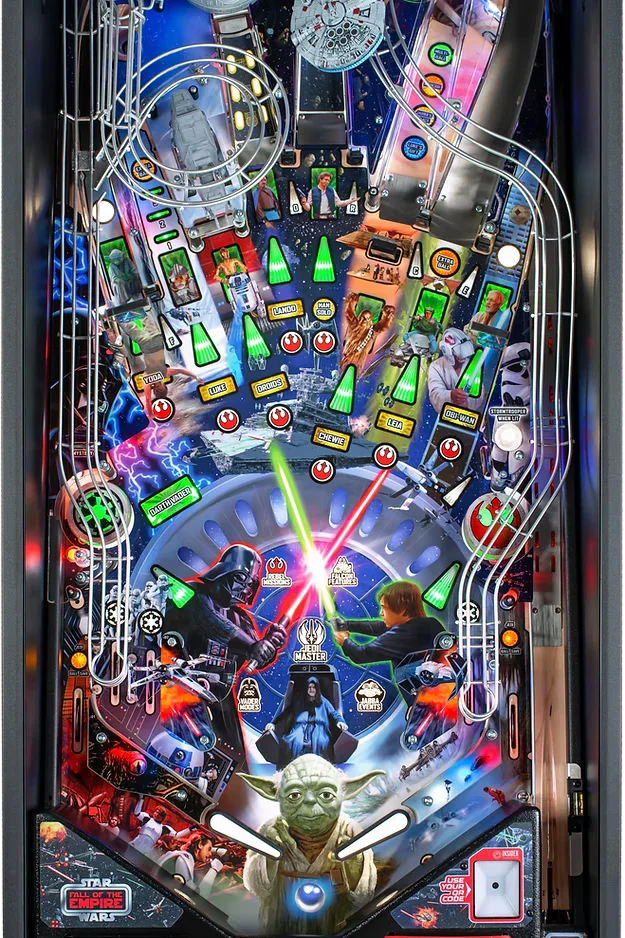 Stern Pinball Star Wars: Fall of the Empire Pro Pinball Machine thumbnail 5