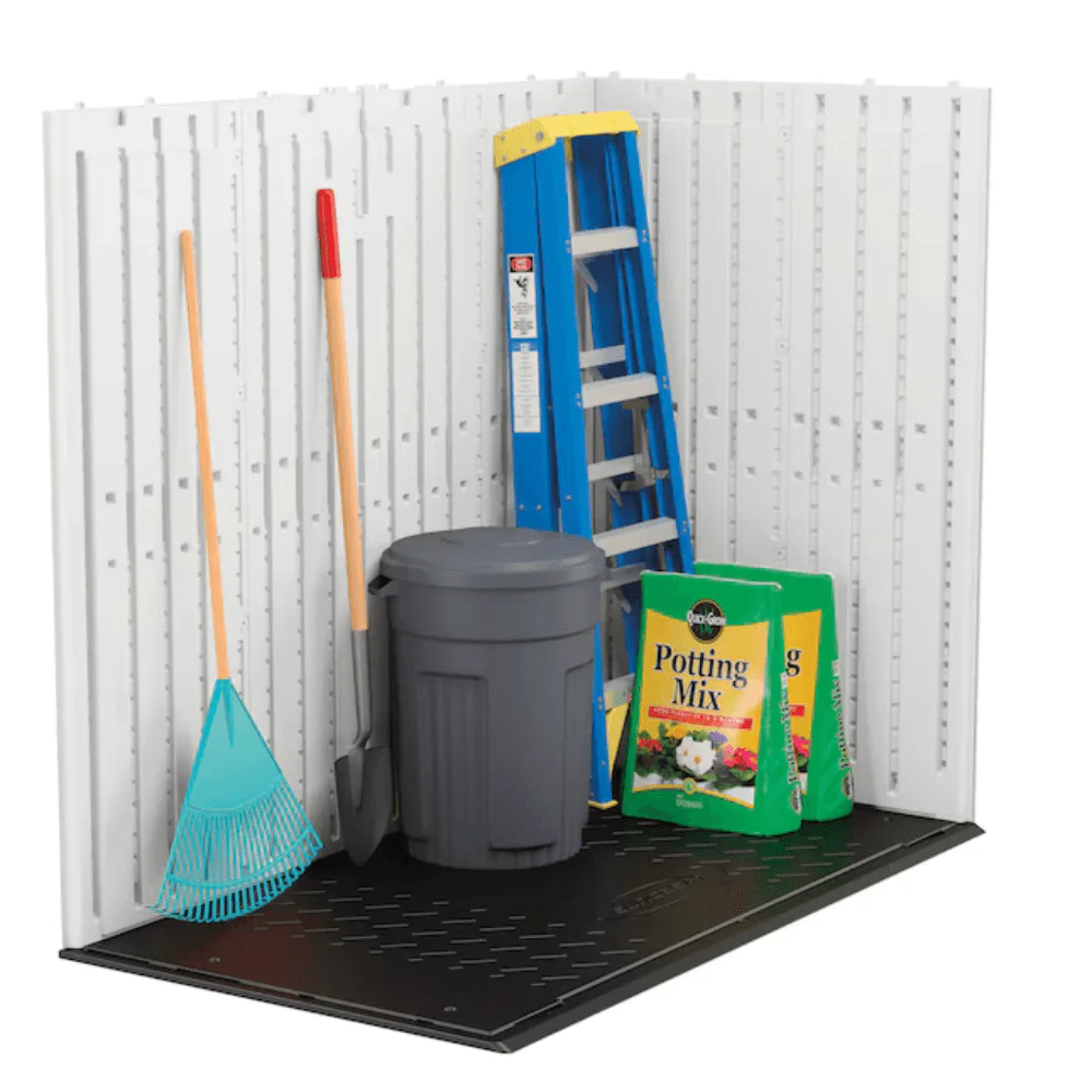 Suncast 7-ft x 4-ft Vista Resin Storage Shed (Floor Included) thumbnail 5