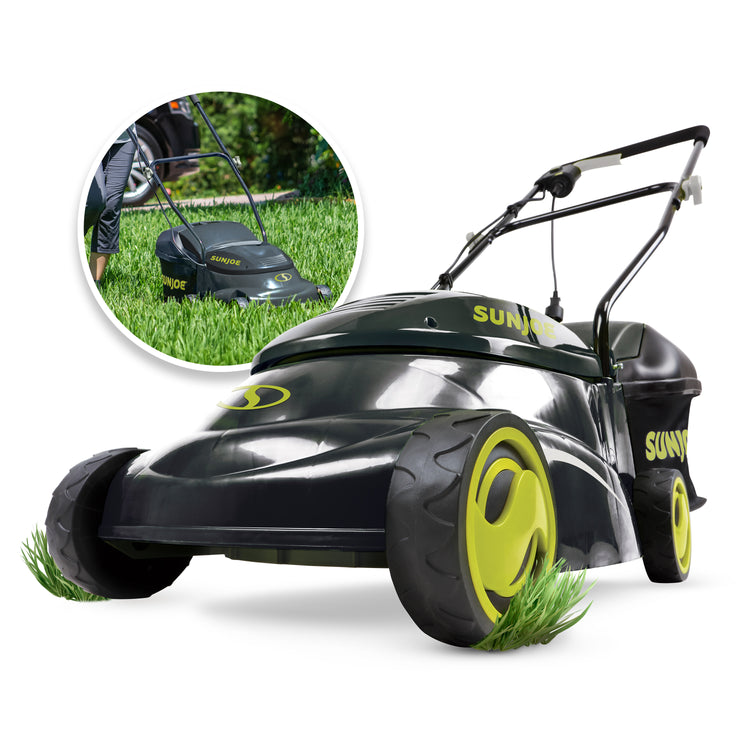 Sun Joe MJ401E-PRO 14-Inch 13-Amp Electric Walk-Behind Lawn Mower with Grass Bag & Chute thumbnail 2