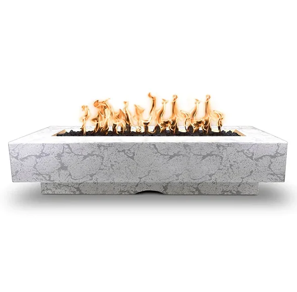 The Outdoor Plus 84″ Del Mar Concrete Gas Fire Pit thumbnail 2