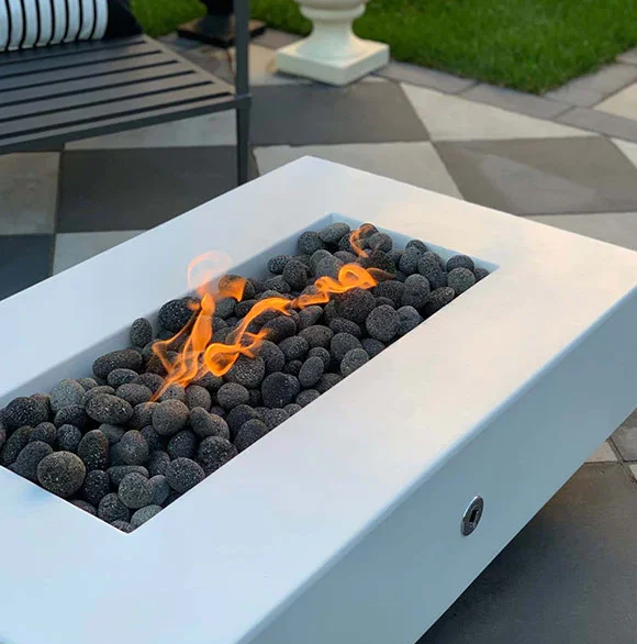 The Outdoor Plus 84″ Del Mar Concrete Gas Fire Pit thumbnail 4