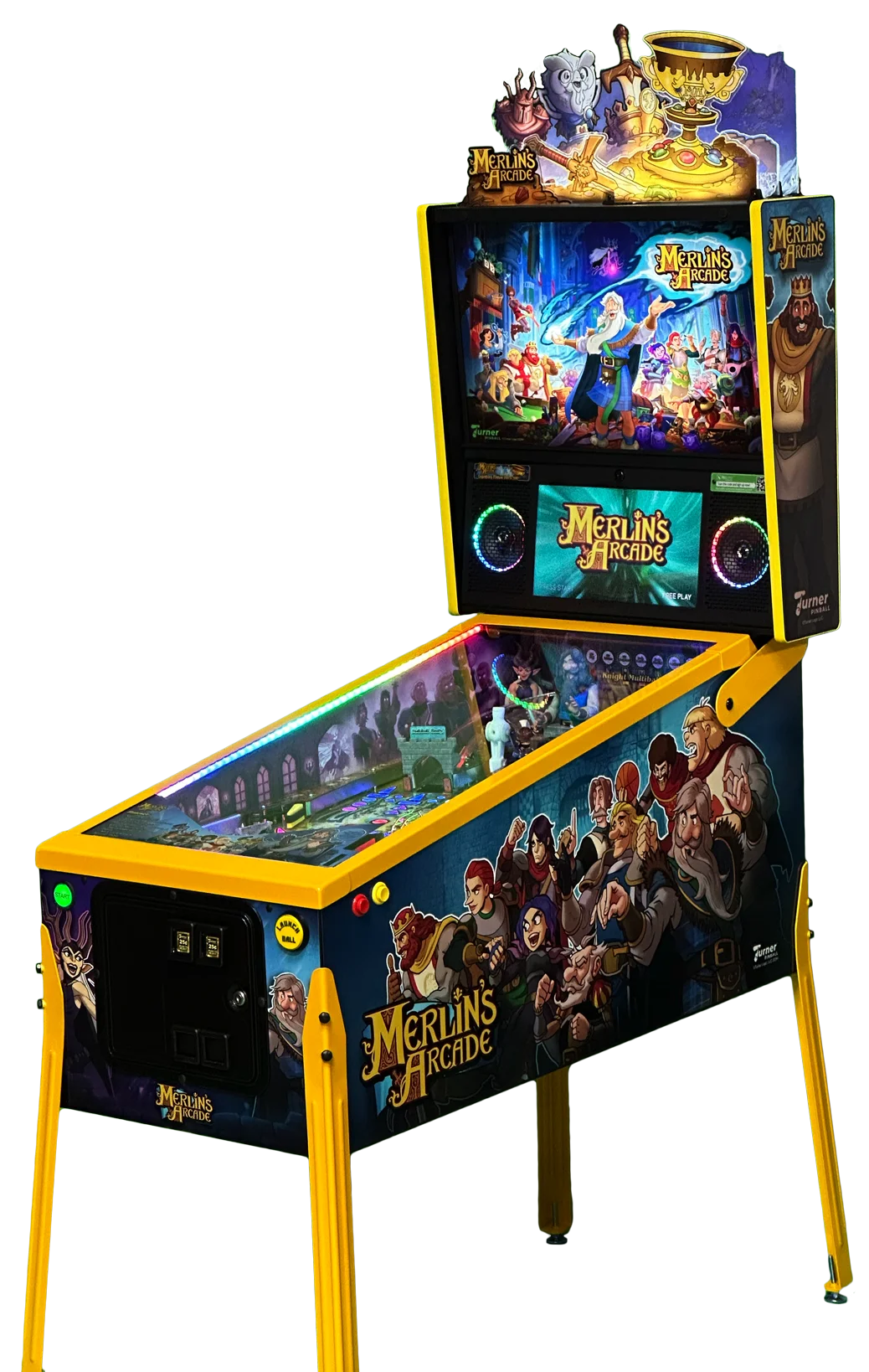 Turner Pinball Merlin’s Arcade Pinball Machine – Legendary Edition