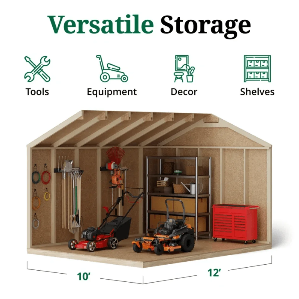 Value Workshop Outdoor Wood Storage Shed thumbnail 2