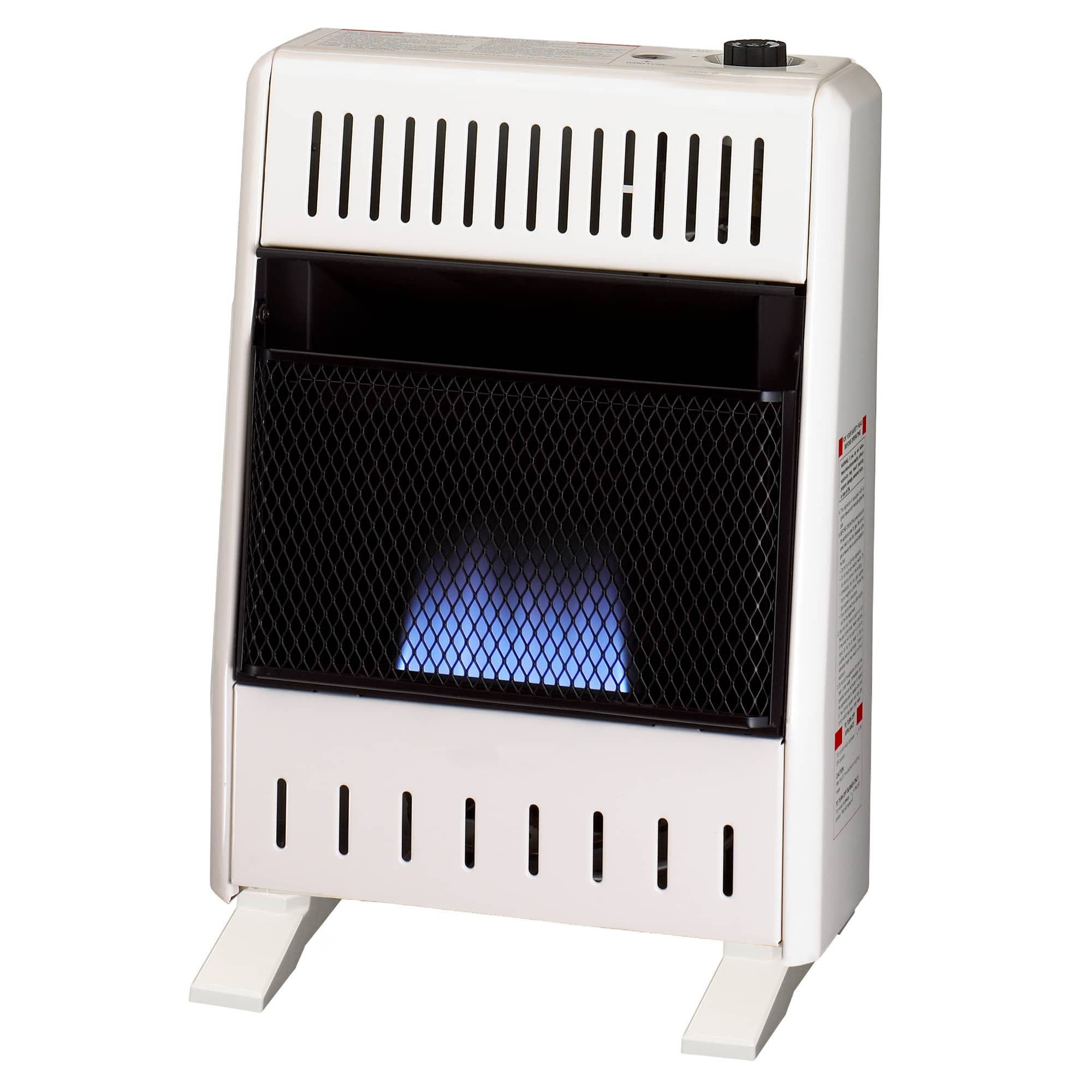 Bluegrass Living Propane Gas Vent Free Blue Flame Gas Space Heater With Blower and Base Feet – 20,000 BTU, T-Stat Control – Model# B20TPB-BB