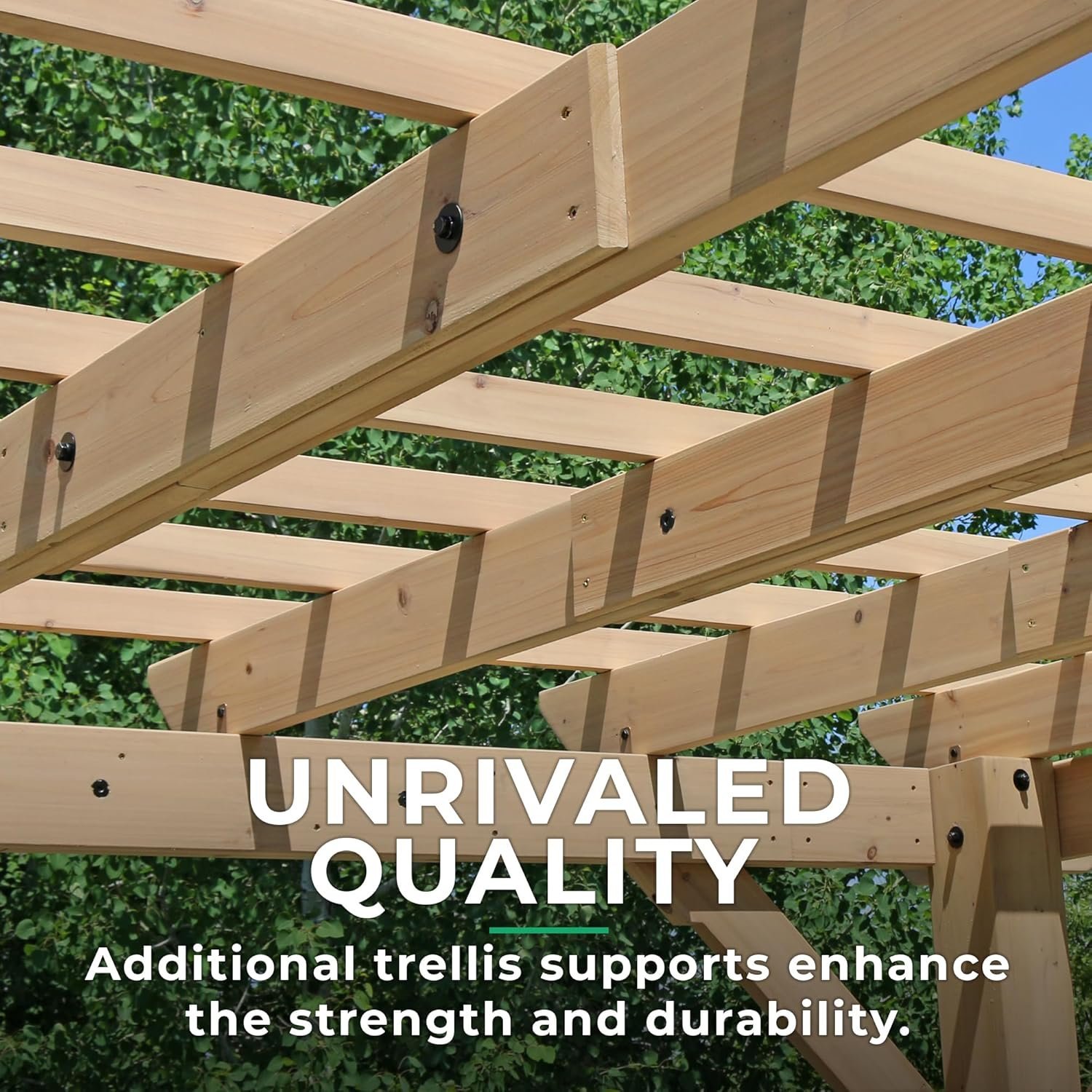 Yardistry 10 x 22 Meridian Pergola thumbnail 6